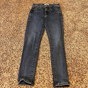 LOFT The Skinny Dark Wash‎ Denim Jeans Womens Size 26/2 Petite